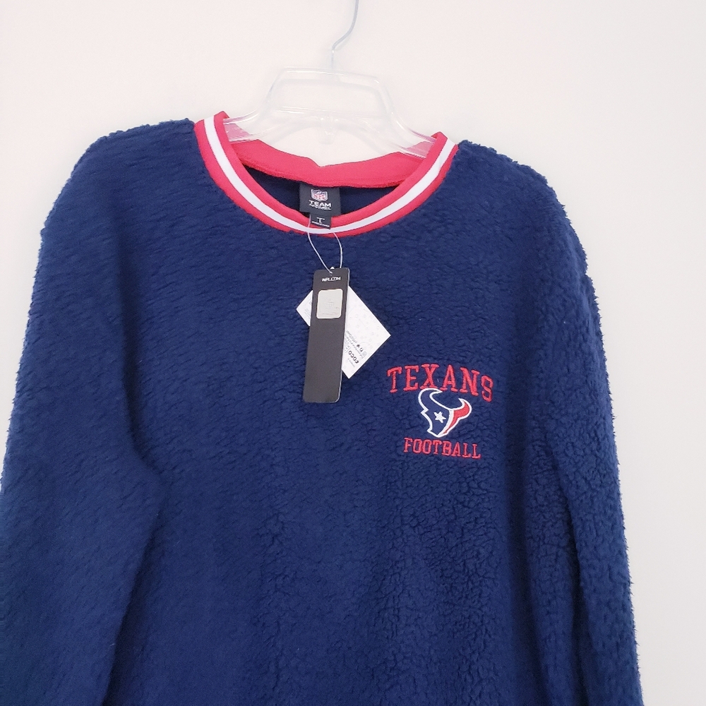 Houston Texans FOCO NFL Sherpa Sweatshirt NEW NWT Mens Large - #48168-N5Sher - Picture 6 of 6
